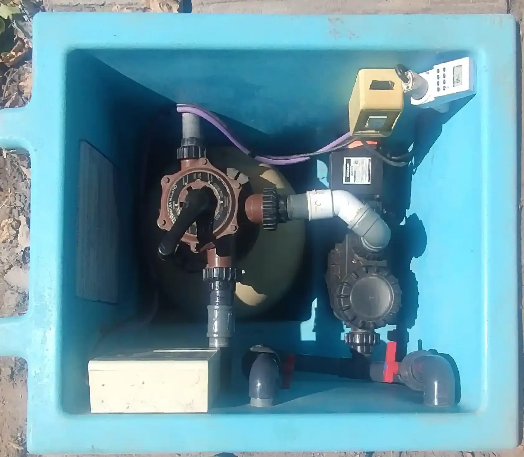 Cambio de llaves en sala de máquinas