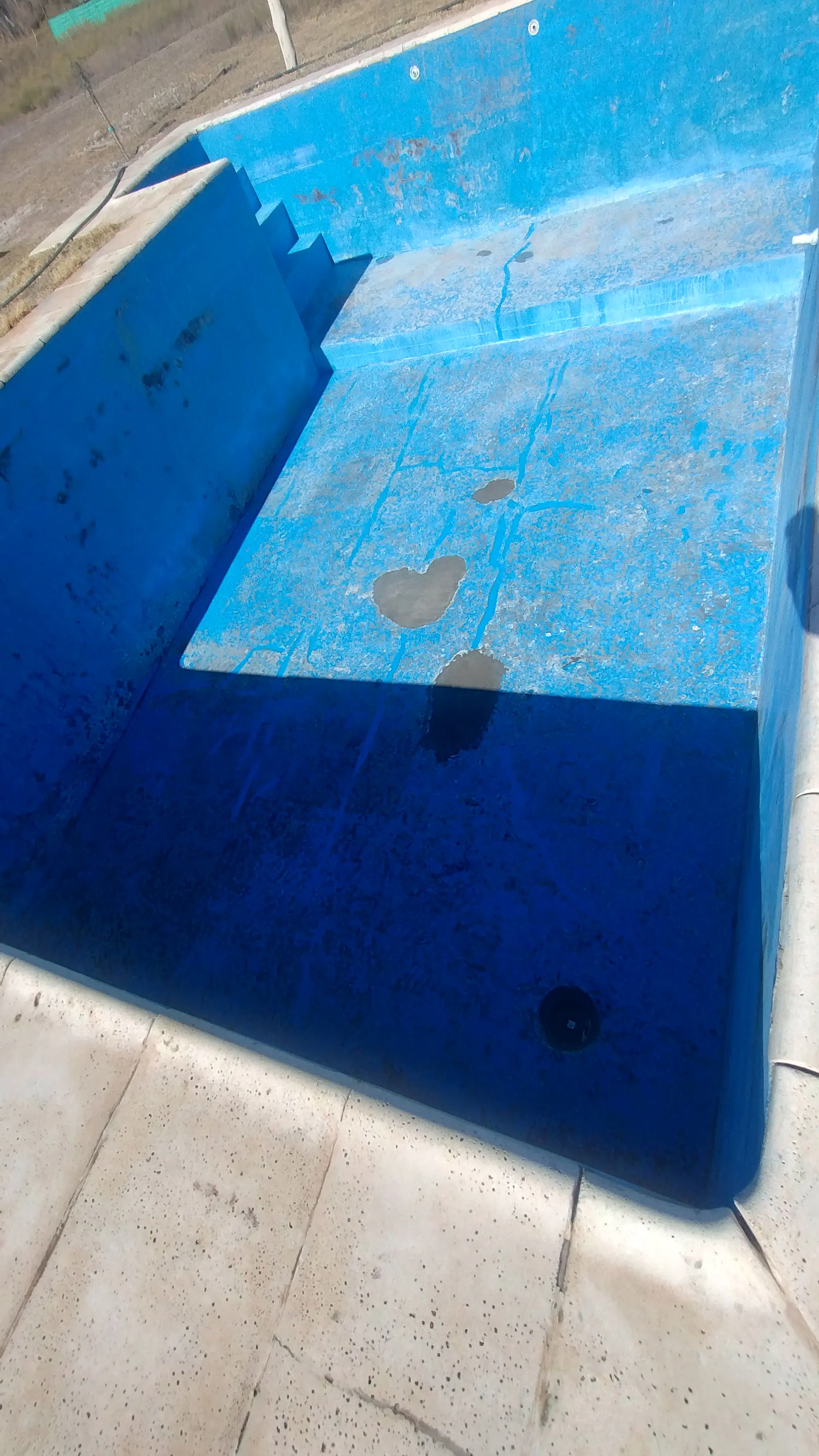 Pintura de pileta (antes)