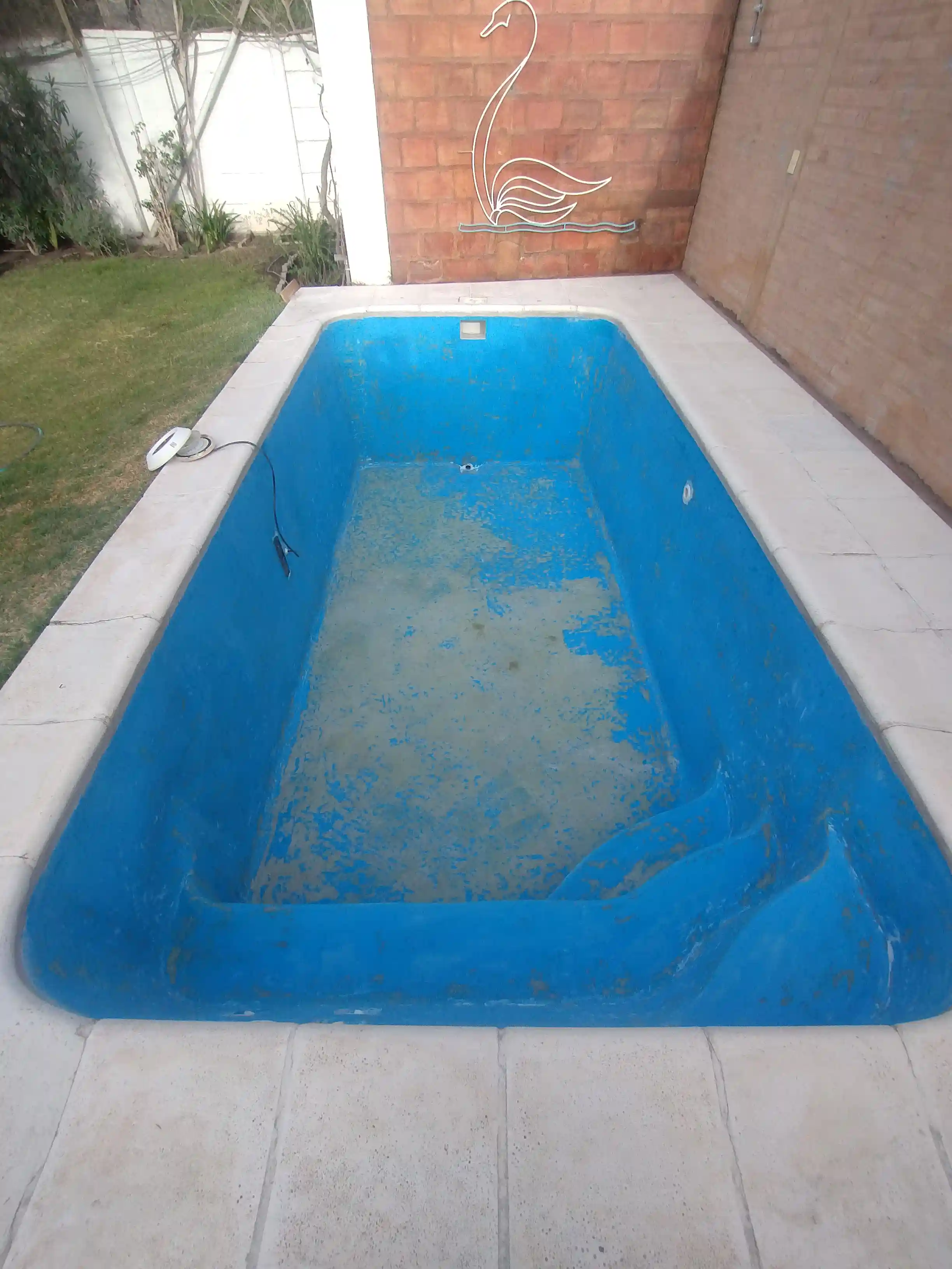 Pintura de pileta (antes)