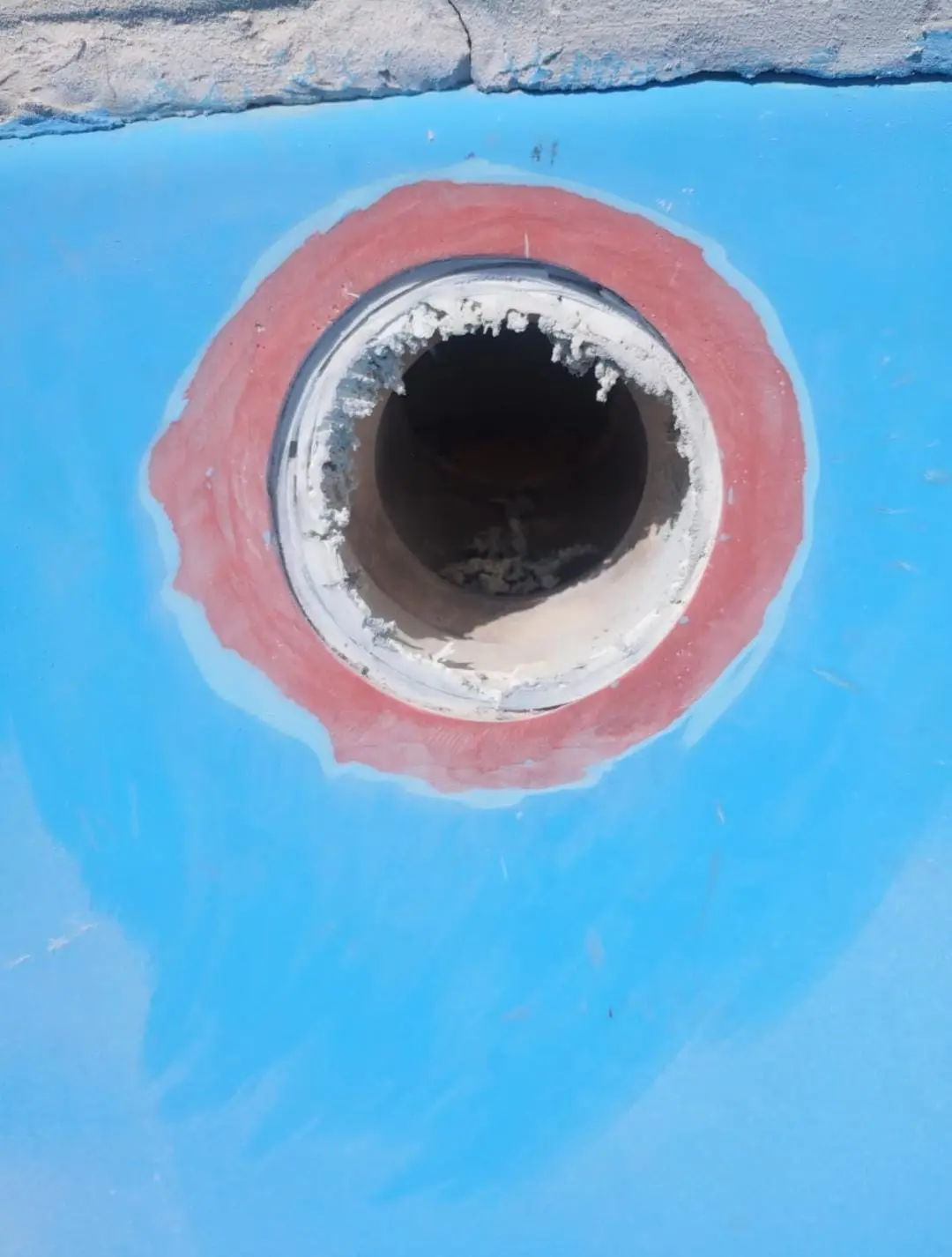 Reparación de pileta (relleno)